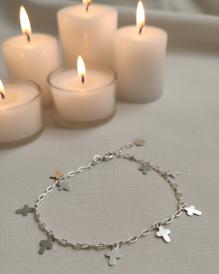 Pulsera Bendición Divina – Plata