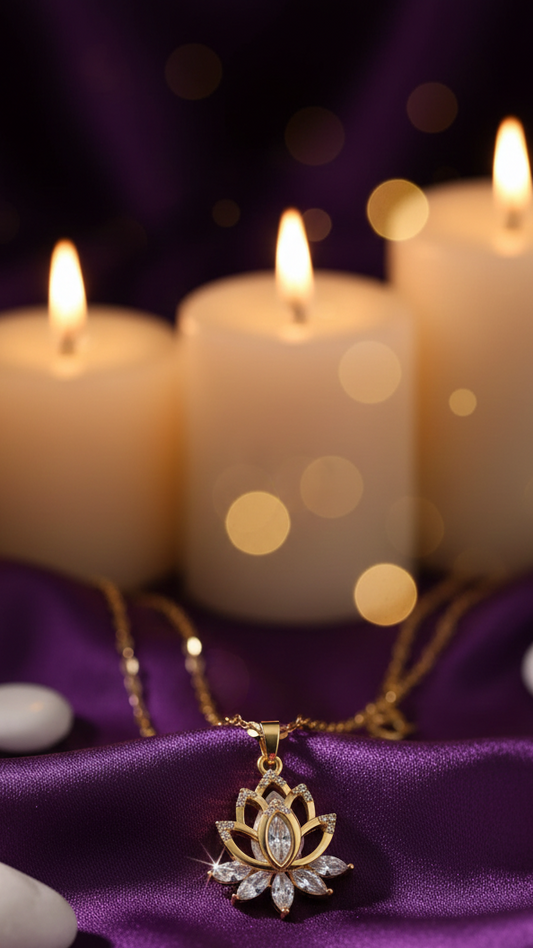 Colgante Flor de Loto Renacimiento Radiante