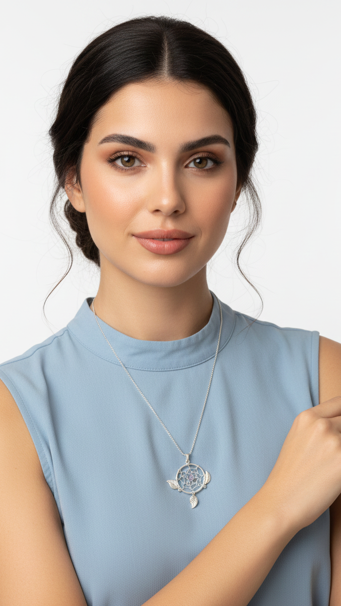 Collar Atrapasueños Esencial: Protege tus Sueños, Realza tu Estilo.