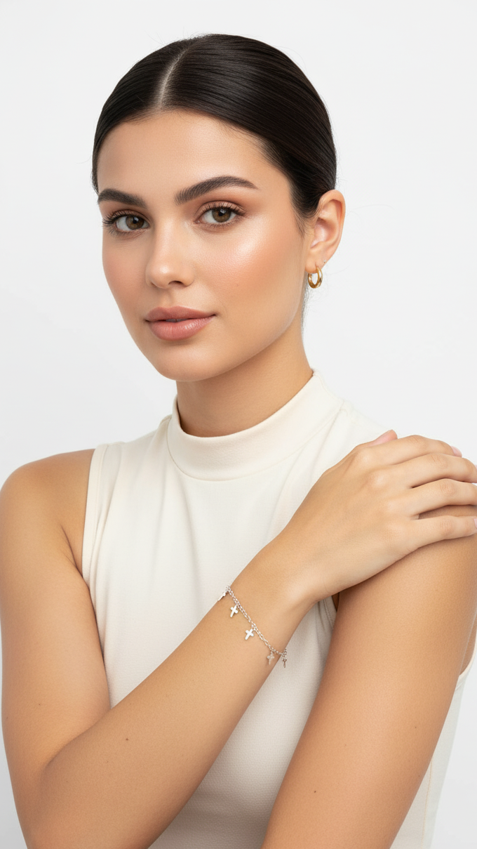 Pulsera Bendición Divina – Plata