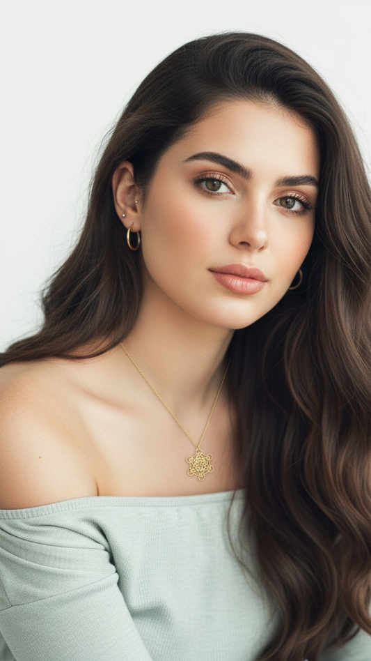 Collar Cubo de Metatrón: El Mapa de la Creación y Protección Divina